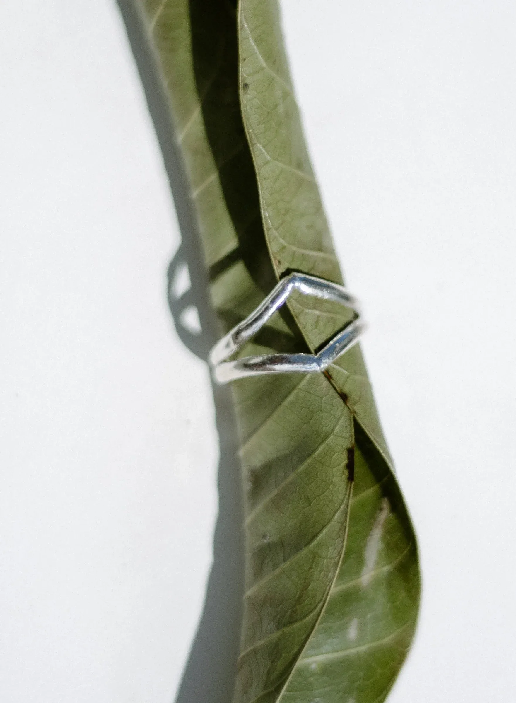 Crowned stackable ring