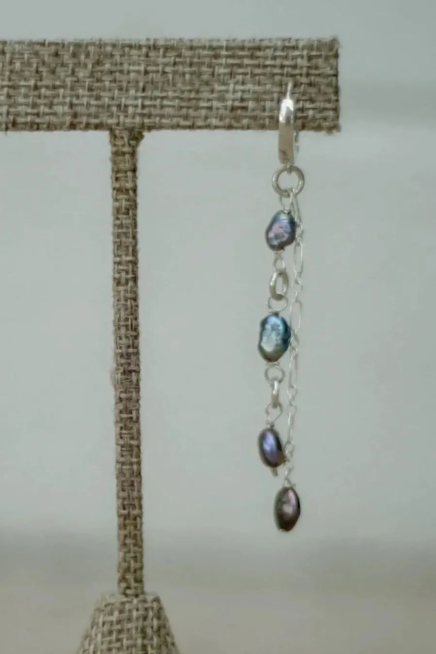 Drop of midnight earrings