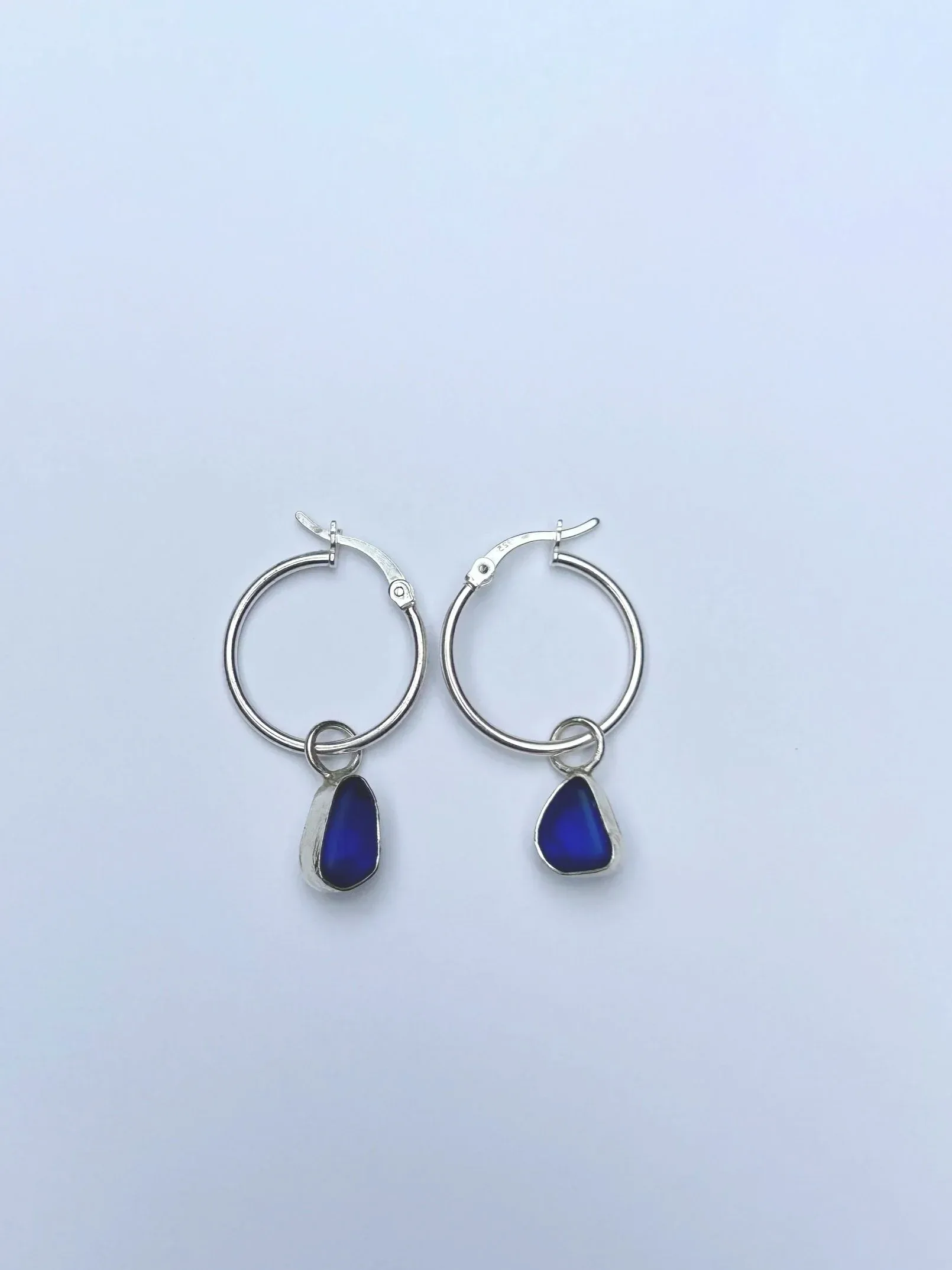 Sea Glass Charm Earring