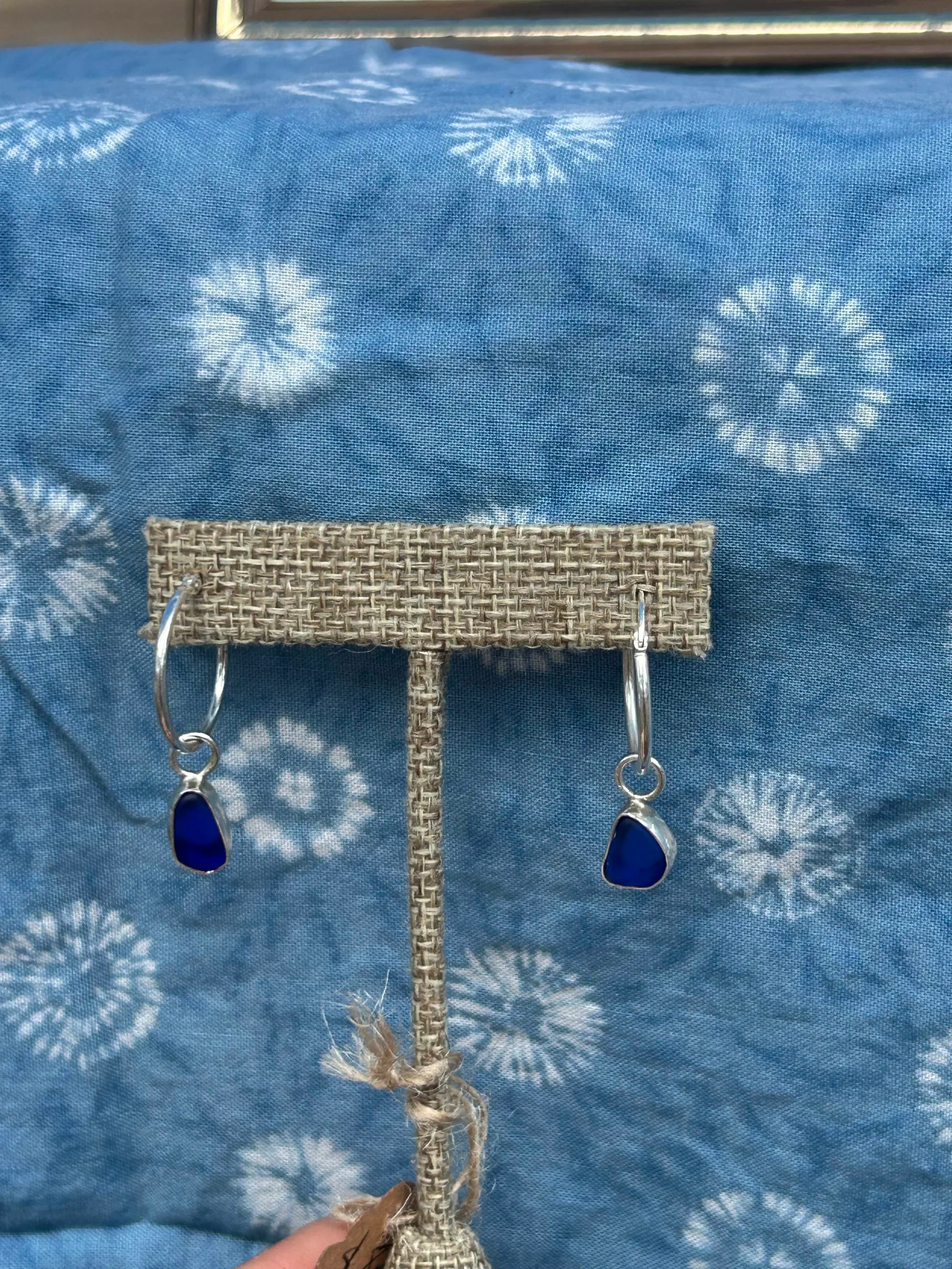 Sea Glass Charm Earring