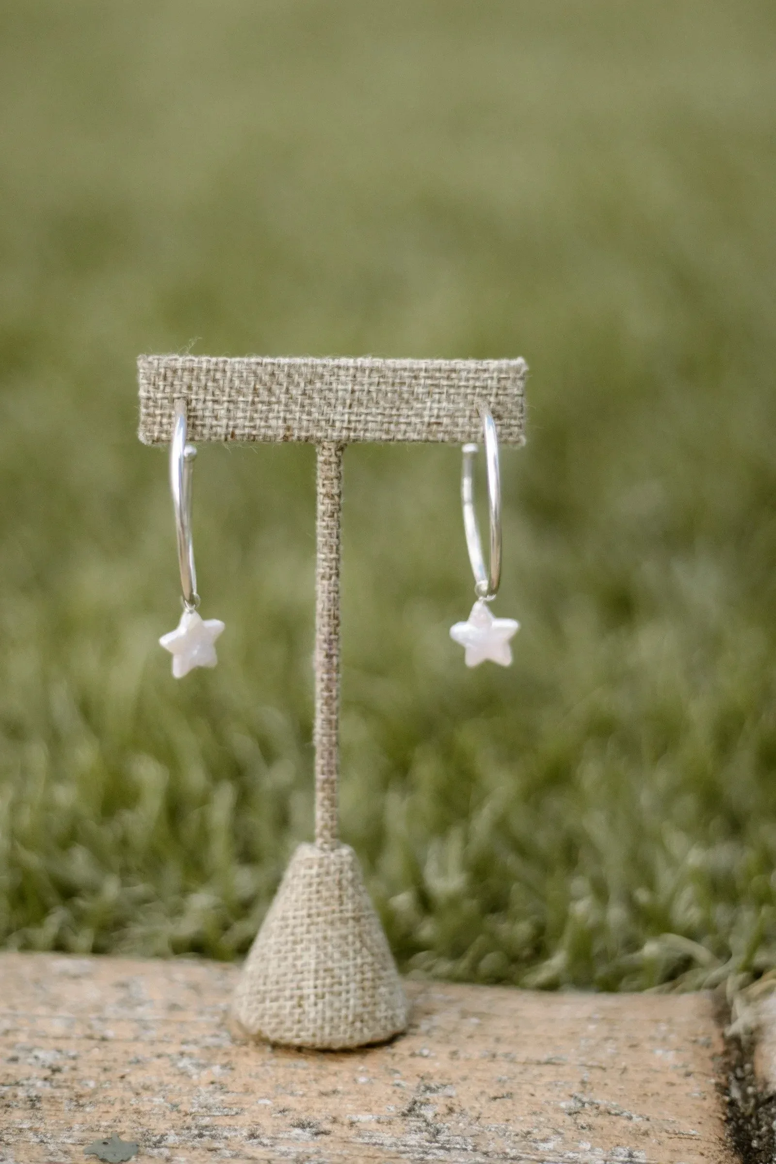 Stardust hoops