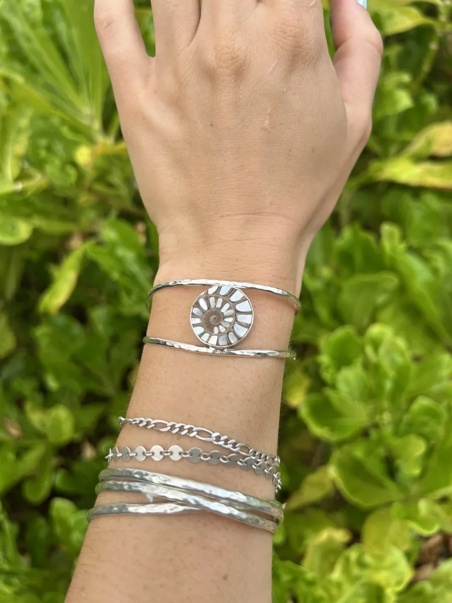 Wild Water Cuff- Mother of Pearl