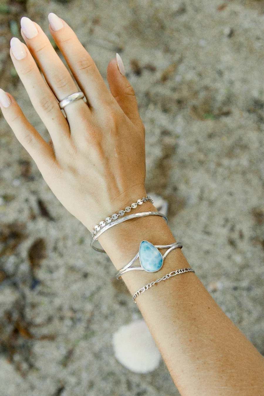 Larimar Cuff